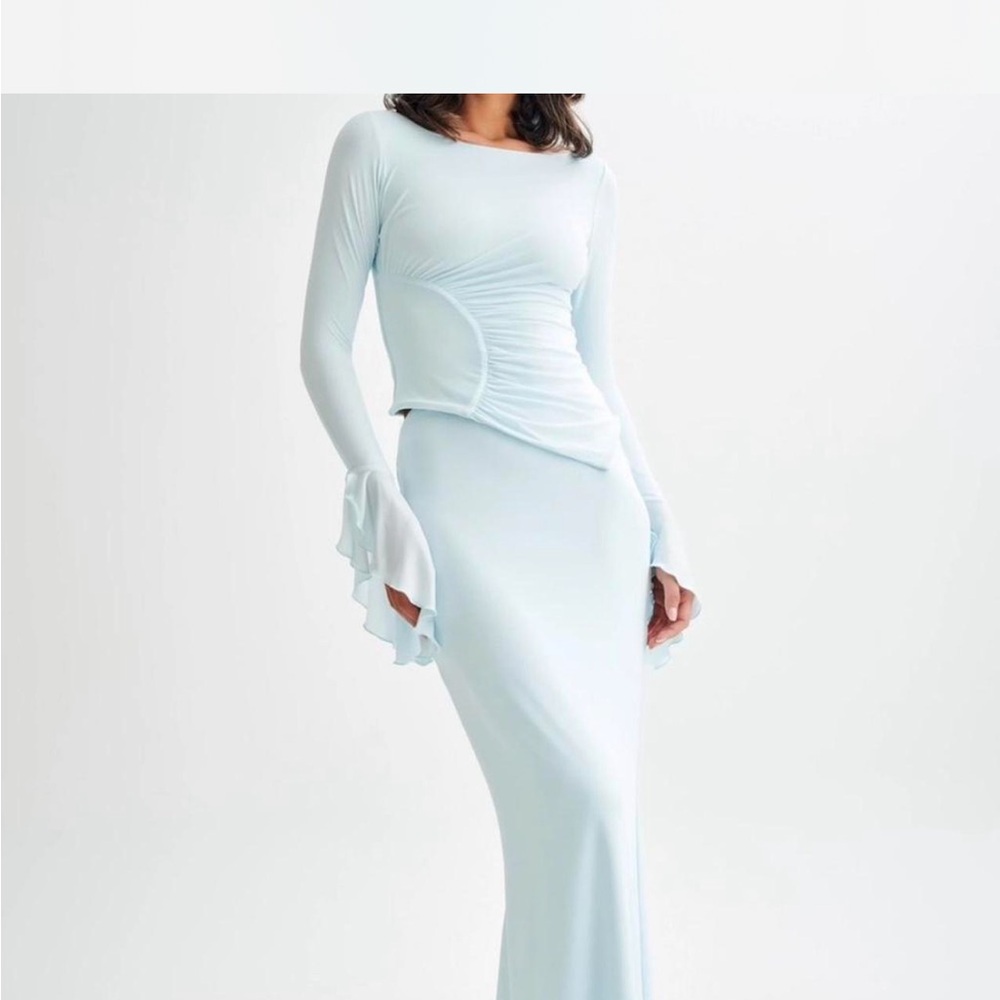 Meshki Light Blue Long Sleeve Set